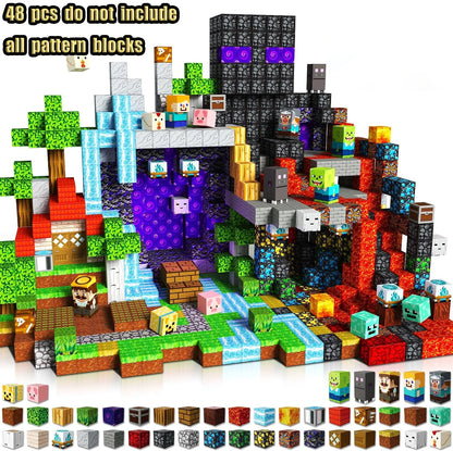 Blocchi Magnetici Mine World – Costruisci, Esplora e Impara Giocando