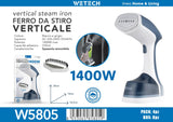 Steamer verticale W5805 1400W con piastra anti-stick