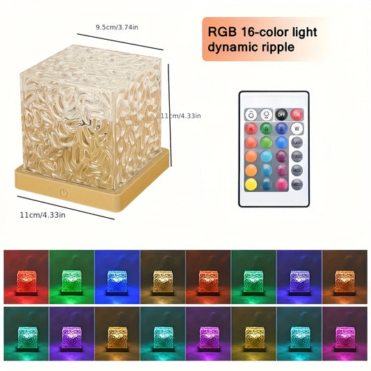Lampada Effetto Onde d'Acqua LED 16 colori – Atmosfera Magica in Ogni Stanza