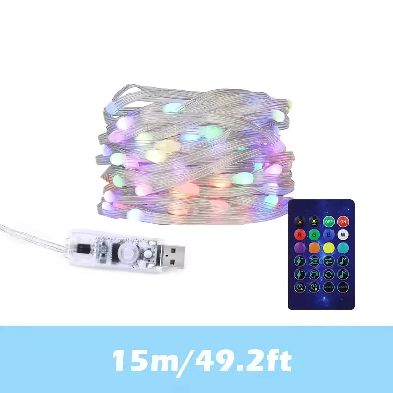 Luci LED Fairy Bluetooth DIY RGB indirizzabili 5-20m
