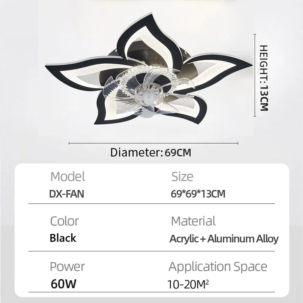 Ventilatore da Soffitto LED Smart – Aria Fresca e Luce Sempre Perfetta