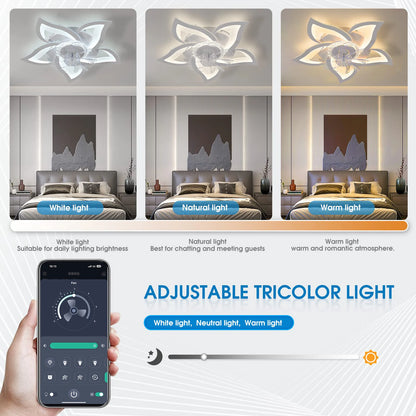 Ventilatore da Soffitto LED Smart – Aria Fresca e Luce Sempre Perfetta