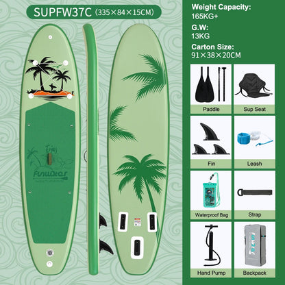 SUP Gonfiabile Feath-R-Lite 11' con Kit Accessori