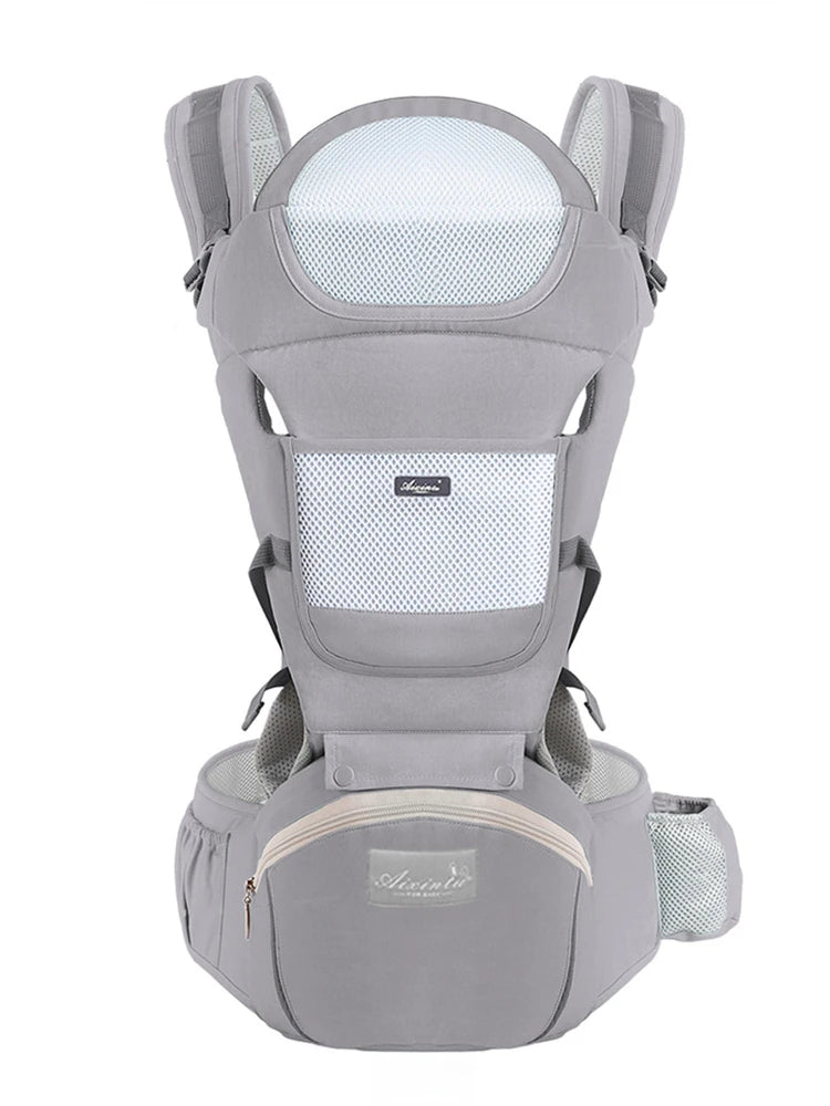 Marsupio ergonomico con sgabello da vita multiuso