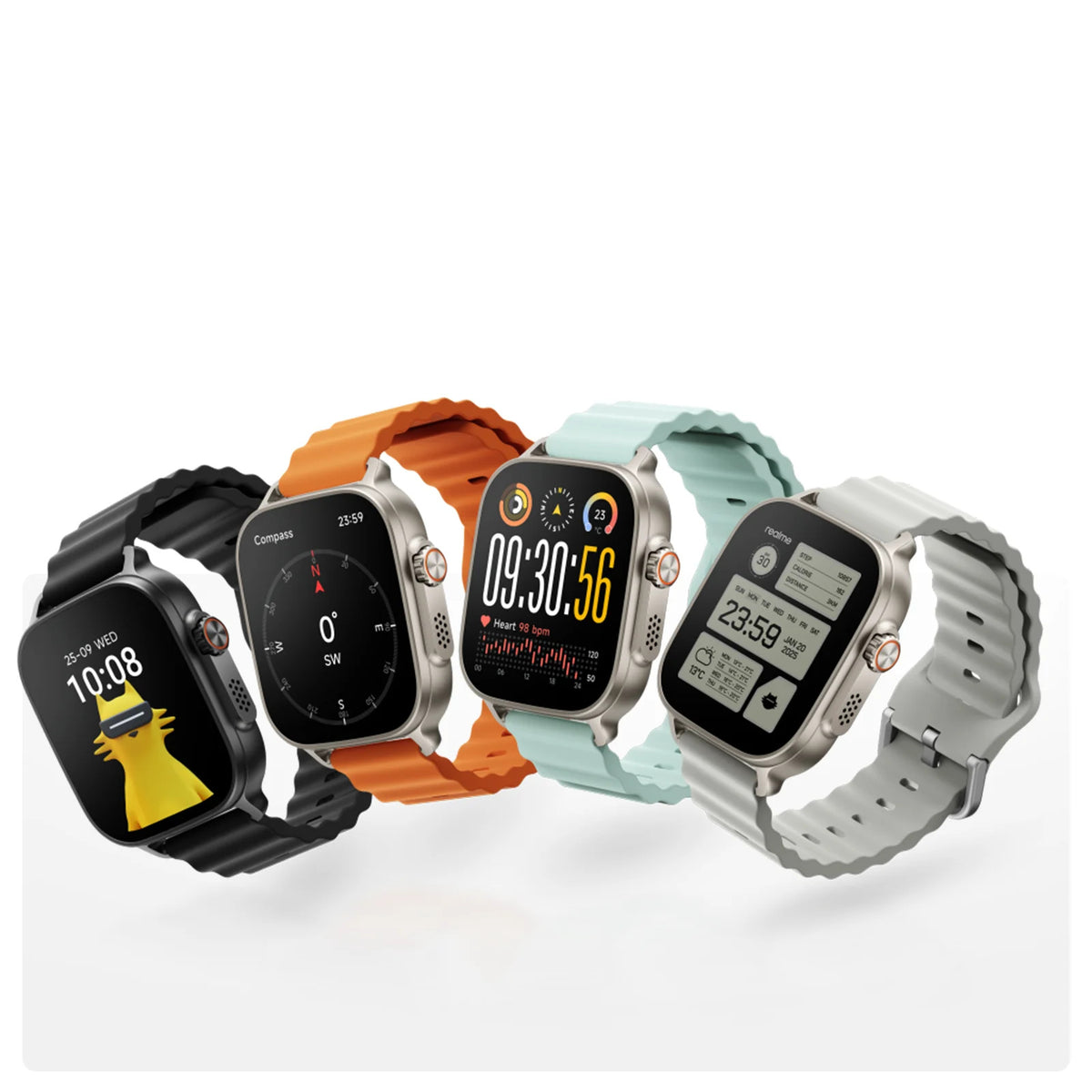 realme Watch 5 - AMOLED 1,97" e GPS 5 GNSS, bussola