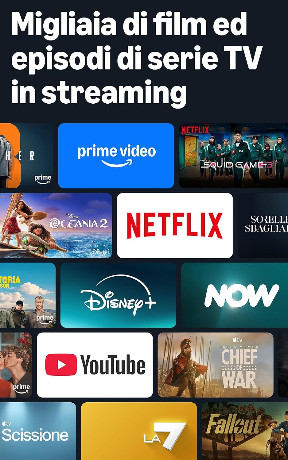 Fire TV Stick 4K Plus di Amazon, dispositivo per lo streaming con supporto per Wi-Fi 6, Dolby Vision/Atmos e HDR10+, trova serie TV più velocemente con Alexa+