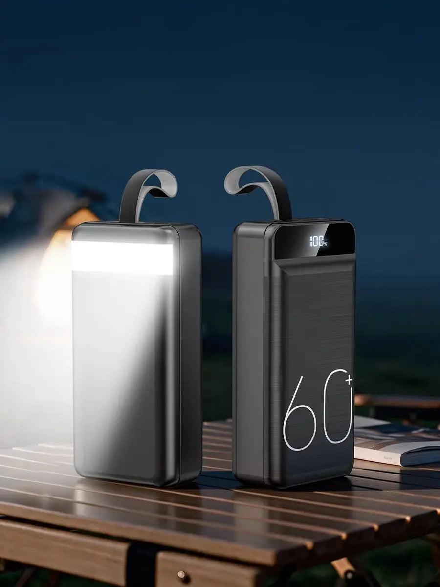 Powerbank 60000mAh 22.5W con torcia portatile