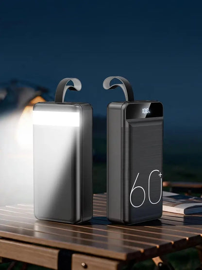 Powerbank 60000mAh 22.5W con torcia portatile