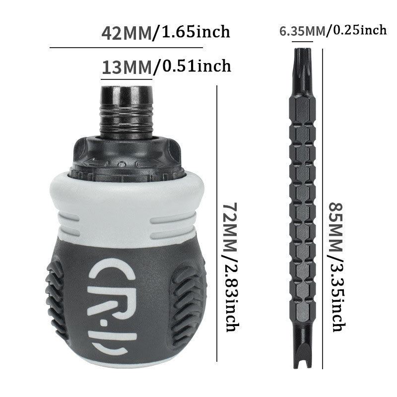 Cacciavite a cricchetto nano set 13 pezzi