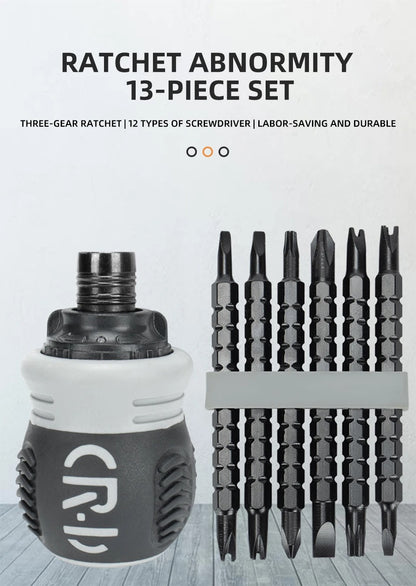 Cacciavite a cricchetto nano set 13 pezzi
