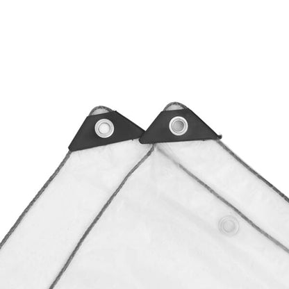 vidaXL Copertura per Piante 10 x 10 m PE Trasparente
